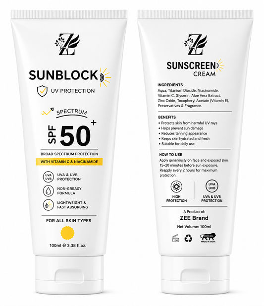 ZEE Sunblock SPF 50+ | 100ml